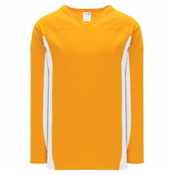 Athletic Knit SELECT Gold, White 7100 Hockey Jersey Thumbnail
