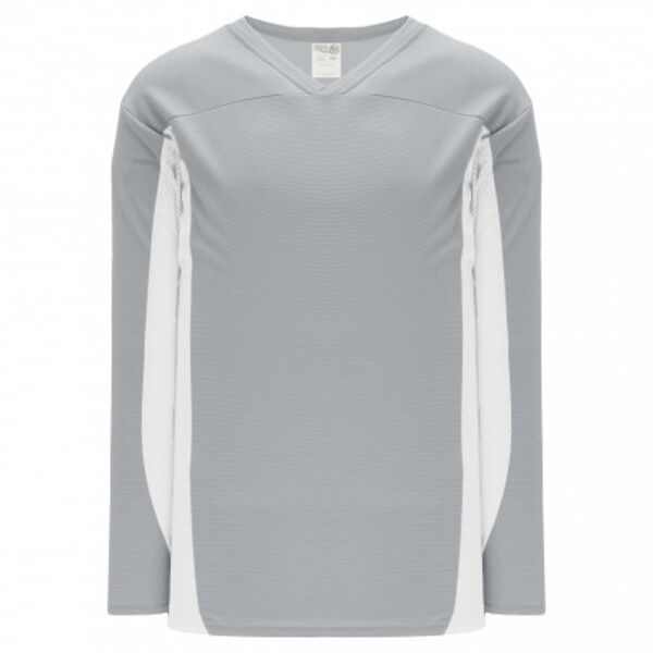 Athletic Knit SELECT Grey, White 7100 Hockey Jersey Thumbnail