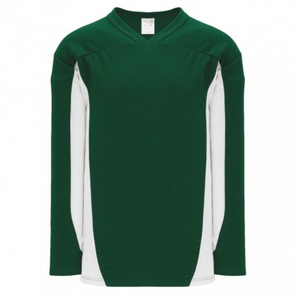 Athletic Knit SELECT Dark Green, White 7100 Hockey Jersey Thumbnail