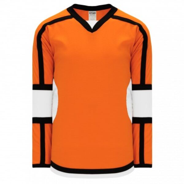 Athletic Knit SELECT Orange, White, Black 7000 Hockey Jersey Thumbnail