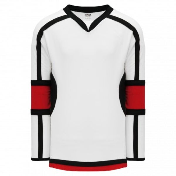 Athletic Knit SELECT White, Black, Red 7000 Hockey Jersey Thumbnail