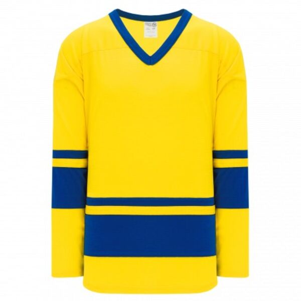Athletic Knit LEAGUE Maize, Royal 6400 Hockey Jersey Thumbnail
