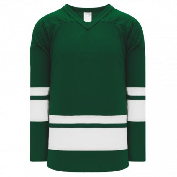 Athletic Knit LEAGUE Dark Green, White 6400 Hockey Jersey Thumbnail