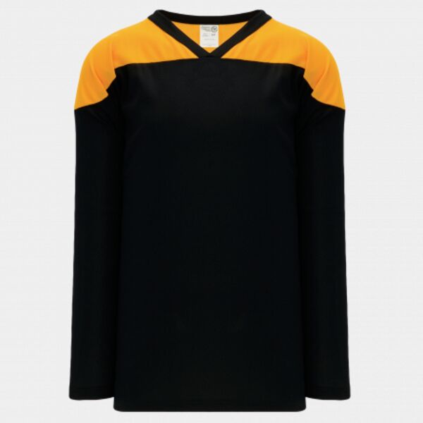 Athletic Knit LEAGUE Black, Gold 6100 Hockey Jersey Thumbnail