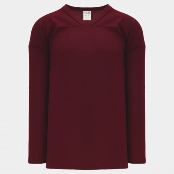 Athletic Knit PRACTICE Maroon 6000 Hockey Jersey Thumbnail