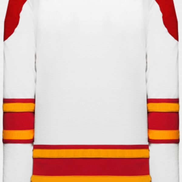 Athletic Knit 2021 CALGARY WHITE Hockey Jersey Thumbnail
