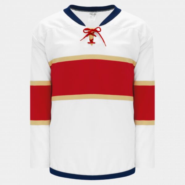 Athletic Knit 2016 FLORIDA WHITE Hockey Jersey Thumbnail
