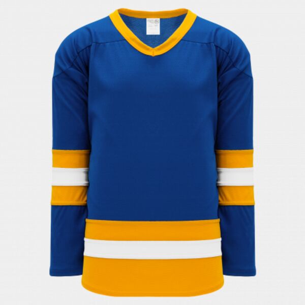 Athletic Knit LEAGUE Royal, Gold, White 6500 Hockey Jersey Thumbnail
