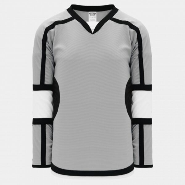 Athletic Knit SELECT Grey, Black, White 7000 Hockey Jersey Thumbnail
