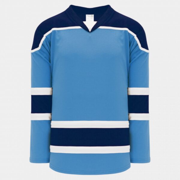 Athletic Knit SELECT Sky, Navy, White 7500 Hockey Jersey Thumbnail