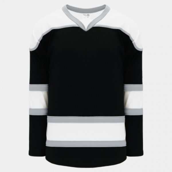 Athletic Knit SELECT  Black, White, Grey 7500 Hockey Jersey Thumbnail
