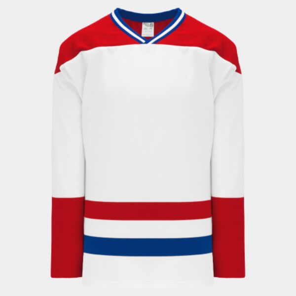 Athletic Knit MONTREAL WHITE Hockey Jersey Thumbnail
