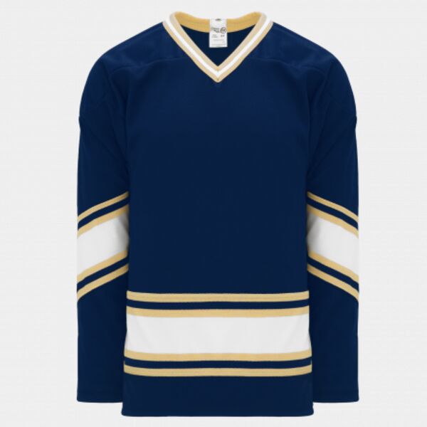 Athletic Knit NOTRE DAME NAVY Hockey Jersey Thumbnail