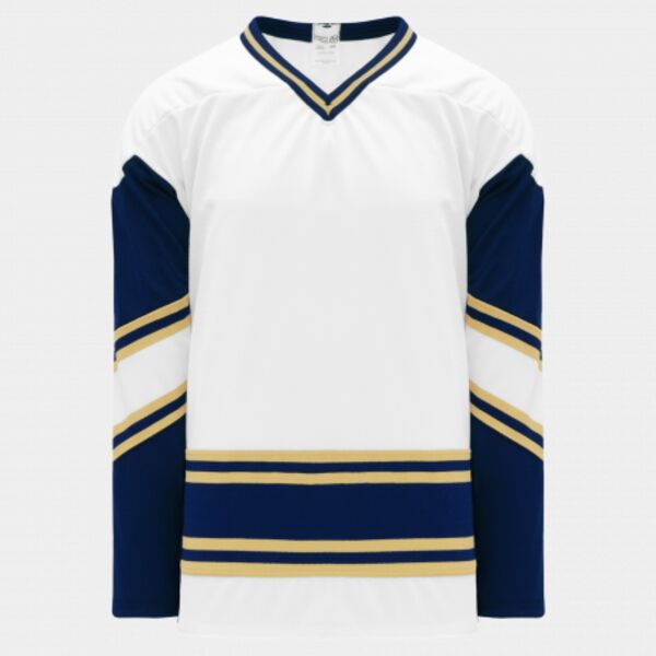 Athletic Knit NOTRE DAME WHITE Hockey Jersey Thumbnail