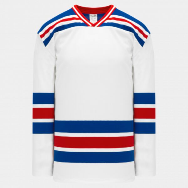 Athletic Knit NEW YORK RANGERS WHITE Hockey Jersey Thumbnail