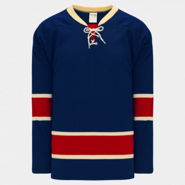 Athletic Knit NEW YORK RANGERS HERITAGE NAVY Hockey Jersey Thumbnail