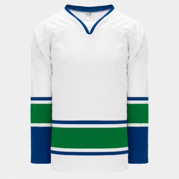 Athletic Knit 2008 VANCOUVER WHITE Hockey Jersey Thumbnail