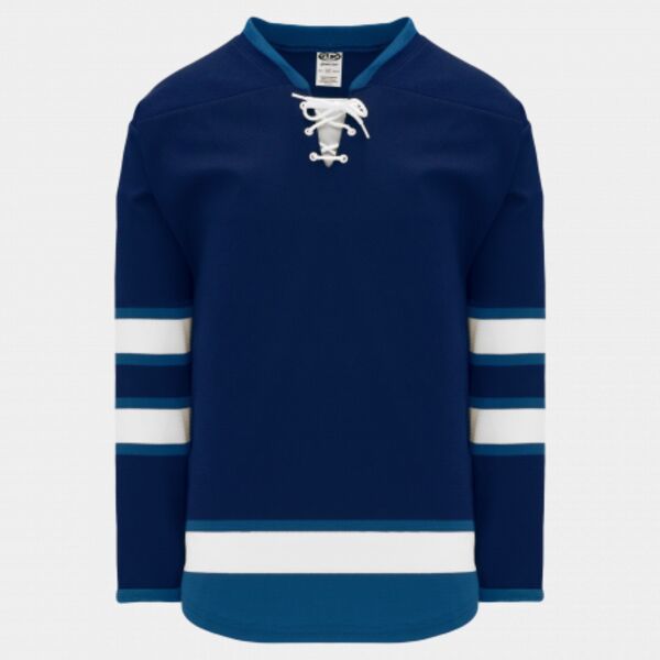 Athletic Knit 2011 WINNIPEG NAVY Hockey Jersey Thumbnail