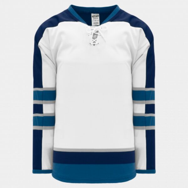Athletic Knit 2011 WINNIPEG WHITE Hockey Jersey Thumbnail
