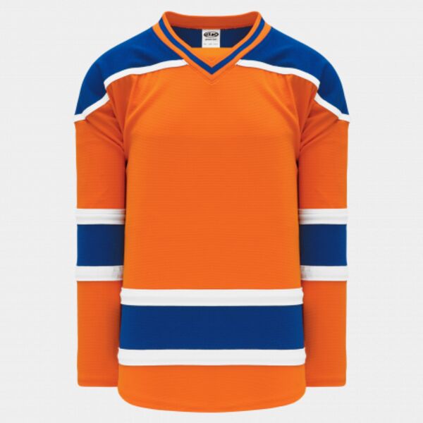 Athletic Knit NEW 2015 EDMONTON 3RD ORANGE Hockey Jersey Thumbnail