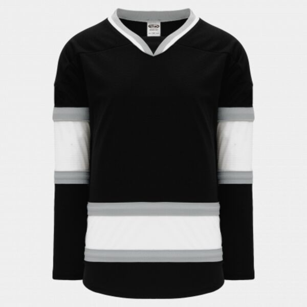 Athletic Knit NEW 1988 LA BLACK Hockey Jersey Thumbnail