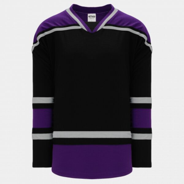 Athletic Knit NEW 1998 LOS ANGELES BLACK Hockey Jersey Thumbnail