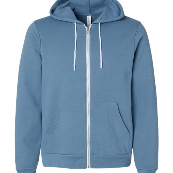 Bella Canvas Unisex Sponge Fleece Full-Zip Hooded Sweatshirt Thumbnail