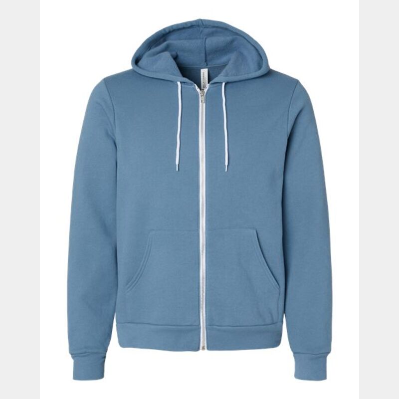 Bella Canvas Unisex Sponge Fleece Full-Zip Hooded Sweatshirt Thumbnail