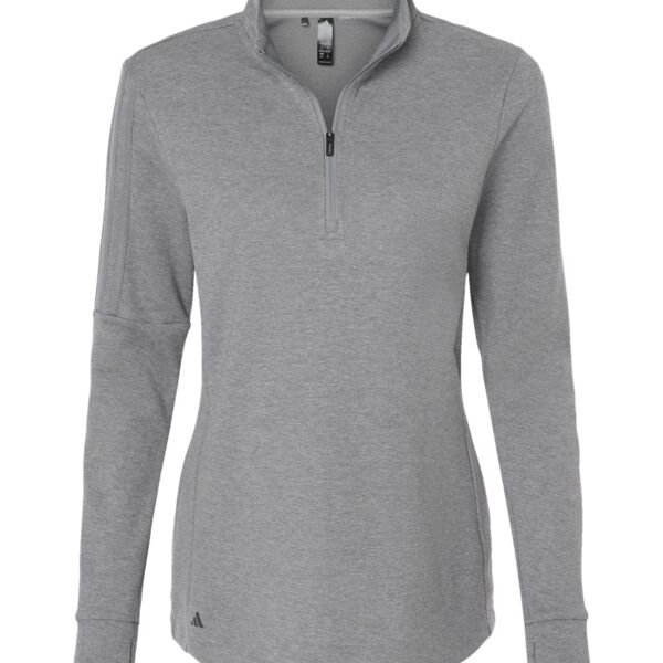 Adidas Women's 3-Stripes Quarter-Zip Sweater Thumbnail