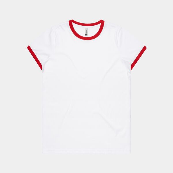 AS COLOUR WOMENS RINGER TEE Thumbnail