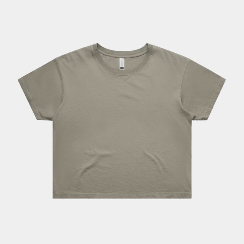 AS COLOUR WOMENS FADED CROP TEE Thumbnail