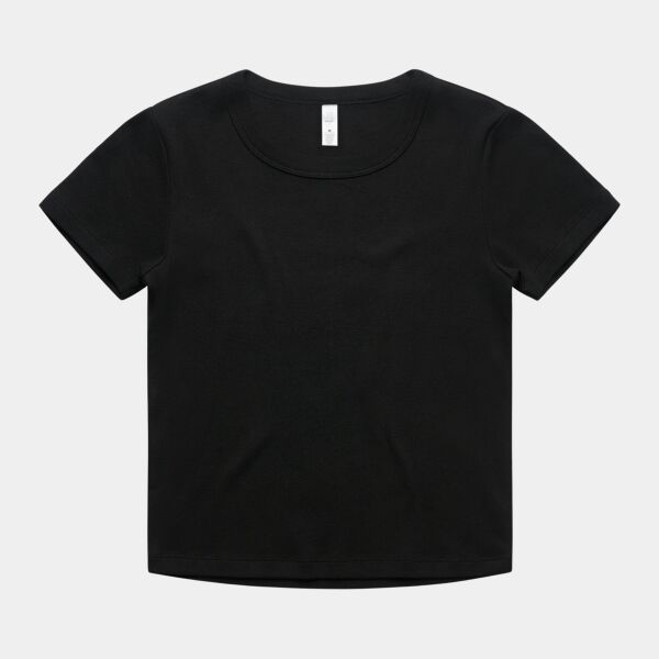 AS COLOUR WOMENS ORGANIC RIB BABY TEE Thumbnail