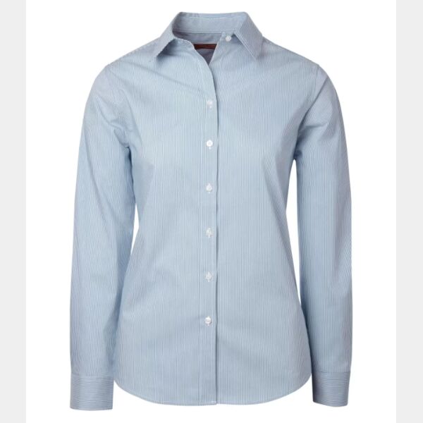 COAL HARBOUR® MINI STRIPE STRETCH WOVEN LADIES' SHIRT Thumbnail