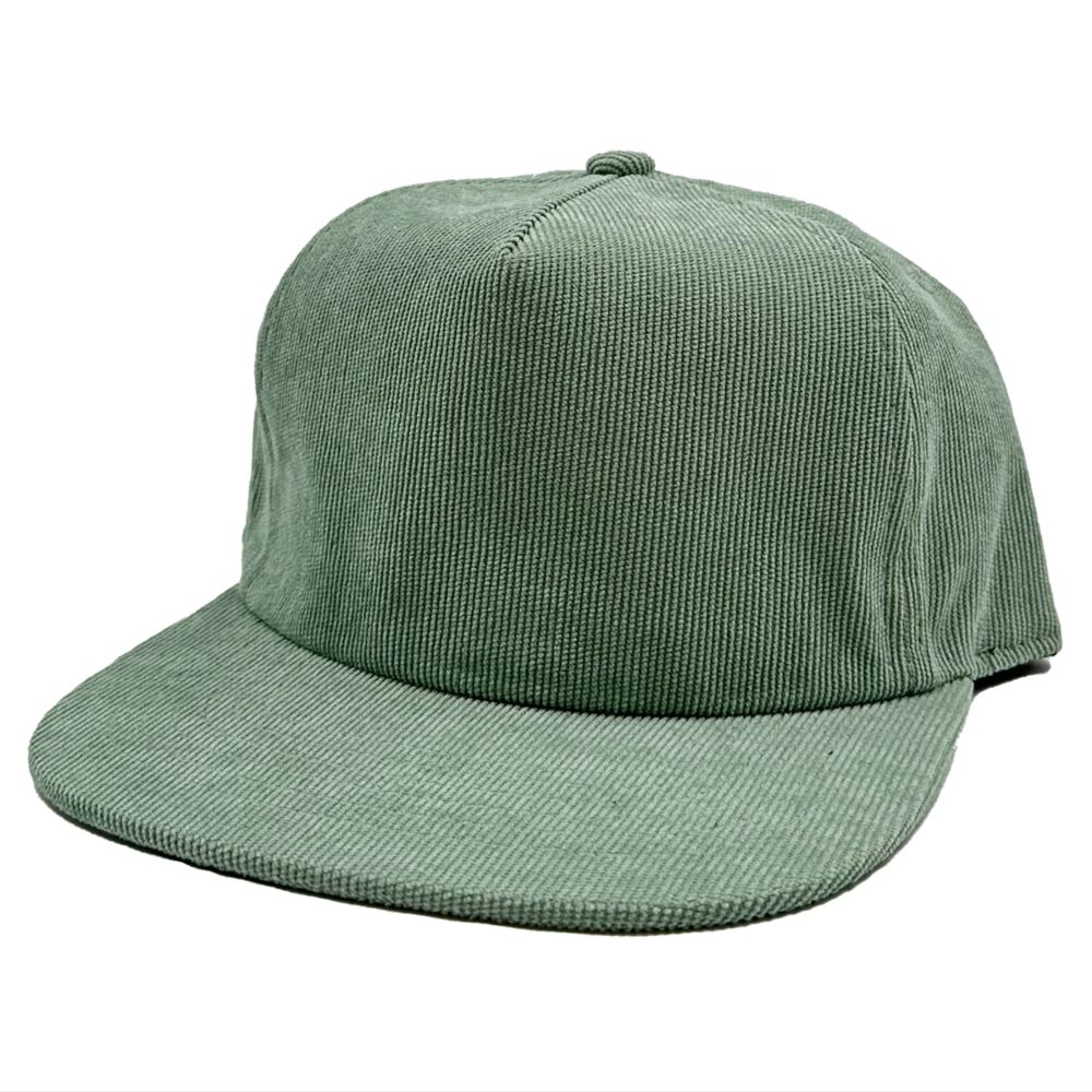 Nissi 5 Panel Flat Bill Corduroy Cap Thumbnail