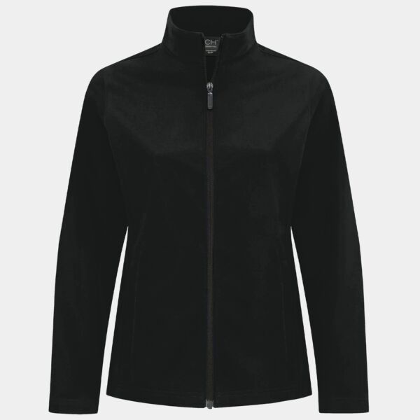 Coal Harbour® CH Essential Water Repellant Ladies Soft Shell Jacket Thumbnail