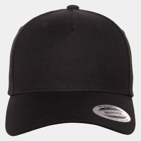 Classics™  Premium Five-Panel Curved Visor Snapback Cap Thumbnail
