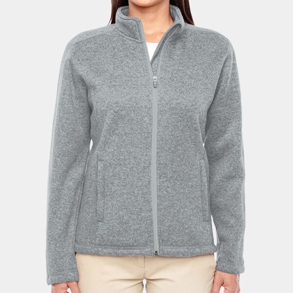Devon & Jones Ladies' Bristol Full-Zip Sweater Fleece Jacket Thumbnail