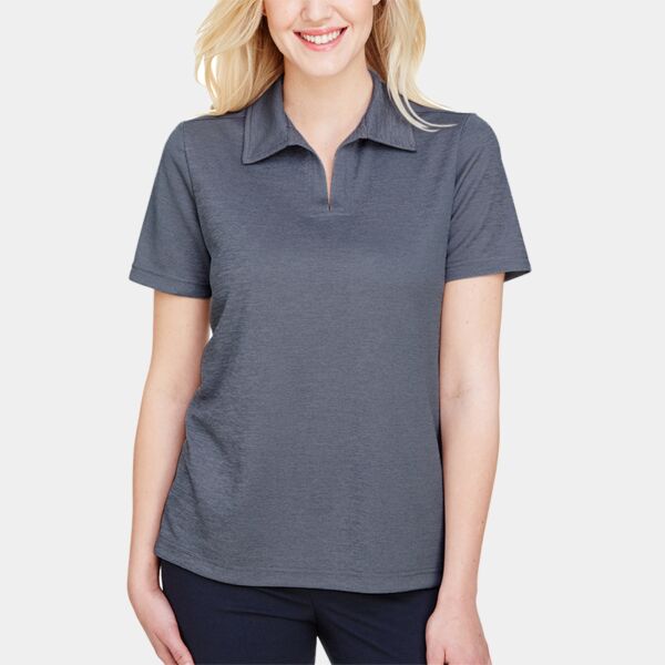 Devon & Jones Performance® Ladies' Address Melange Polo Thumbnail