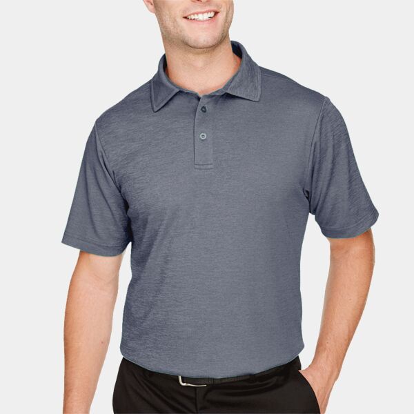 Devon & Jones CrownLux Performance® Men's Address Melange Polo Thumbnail