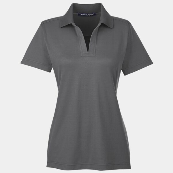 Devon & Jones Performance® Ladies' Plaited Polo Thumbnail