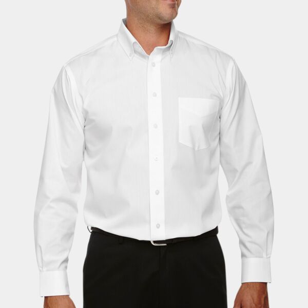 Devon & Jones Men's Crown Collection® Tall Solid Broadcloth Woven Shirt Thumbnail