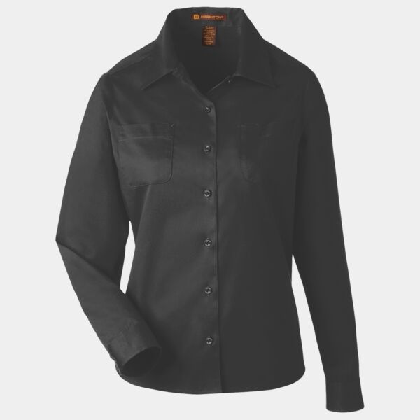 Harriton Ladies' Advantage IL Long-Sleeve Workshirt Thumbnail