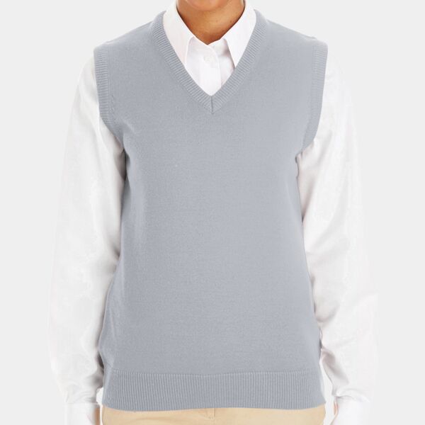 Harriton Ladies' Pilbloc™ V-Neck Sweater Vest Thumbnail