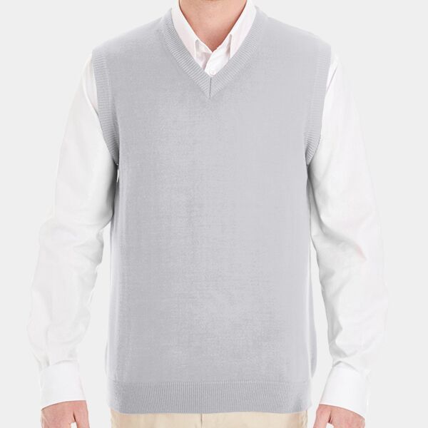 Harriton  Men's Pilbloc™ V-Neck Sweater Vest Thumbnail