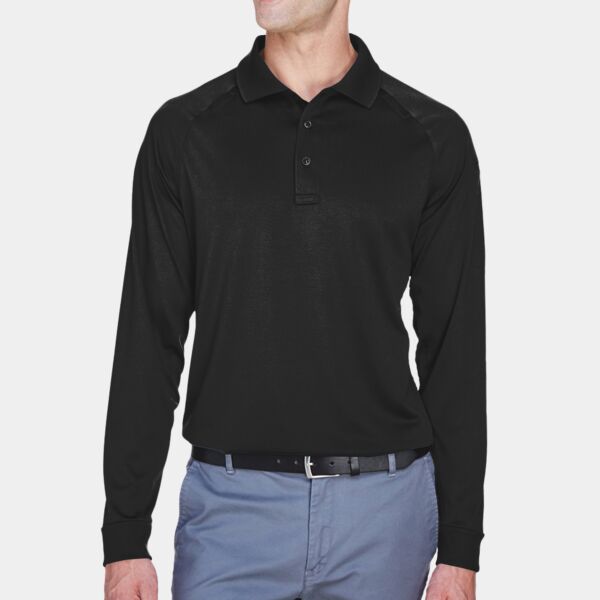 Harriton Men's Advantage Snag Protection Plus Long-Sleeve Tactical Polo Thumbnail