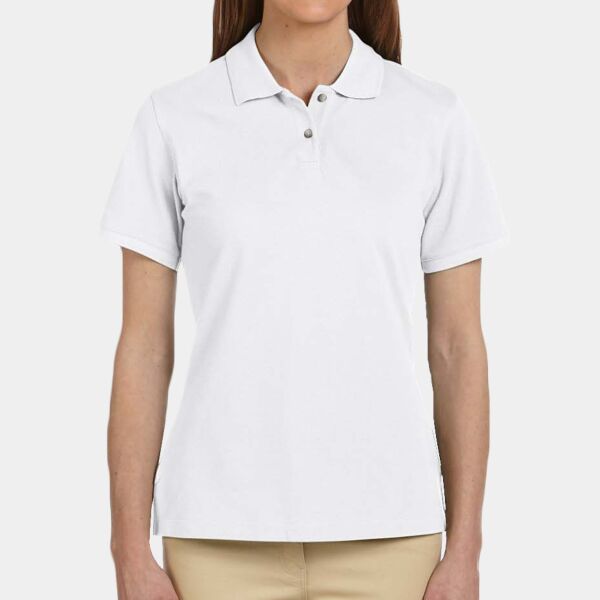 Harriton Ladies' Short-Sleeve Polo Thumbnail