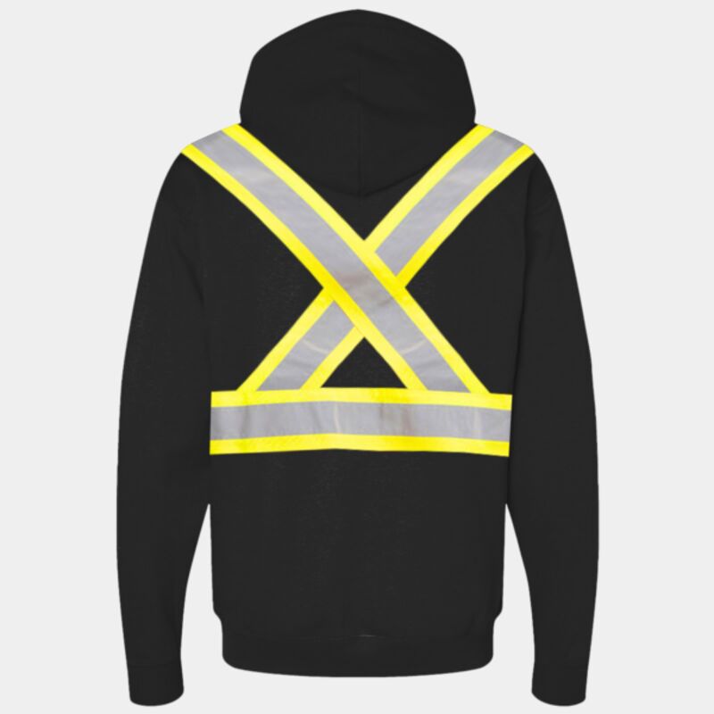  Berne Men's Safety Striped Therman Lined Sweatshirt Thumbnail