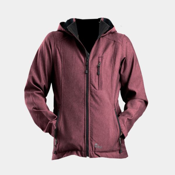 Berne Ladies' Hooded Softshell Jacket Thumbnail