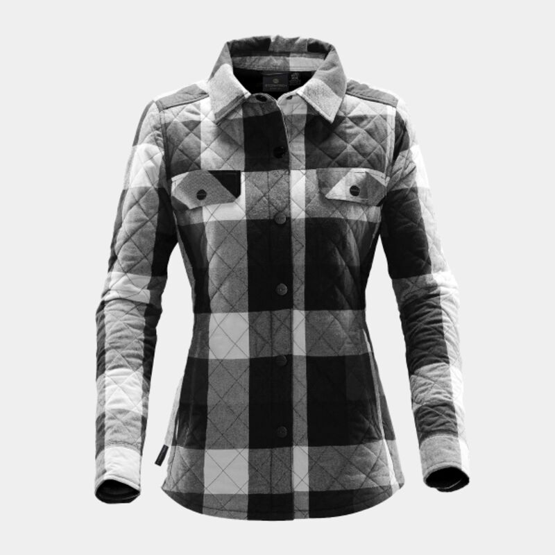 Stormtech Women's Quilted Plaid Shacket Thumbnail