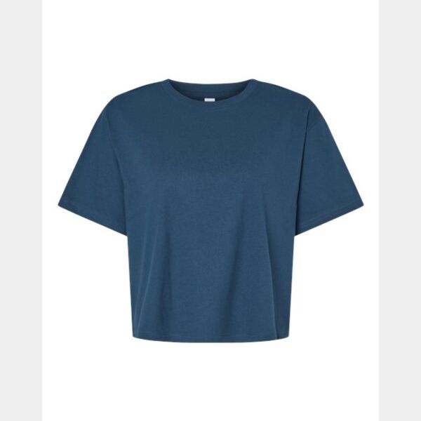 American Apparel Women's Fine Jersey Boxy Tee Thumbnail